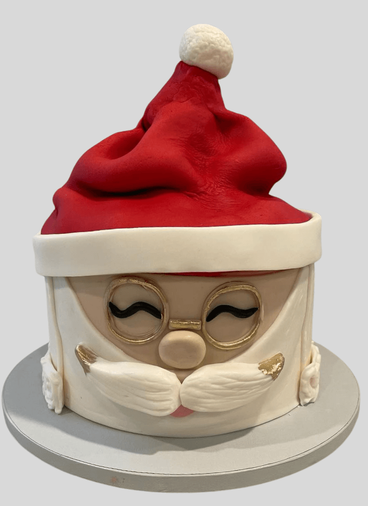 Magnetic Santa Cake
