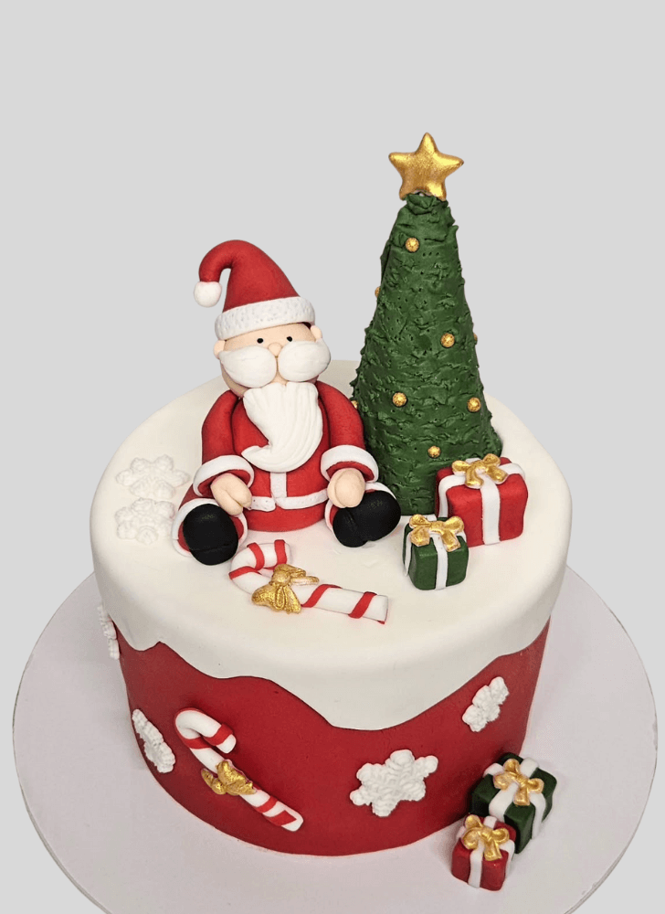 Mesmeric Santa Cake