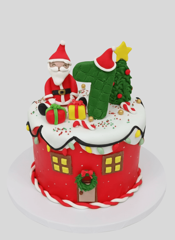 Refined Santa Cake