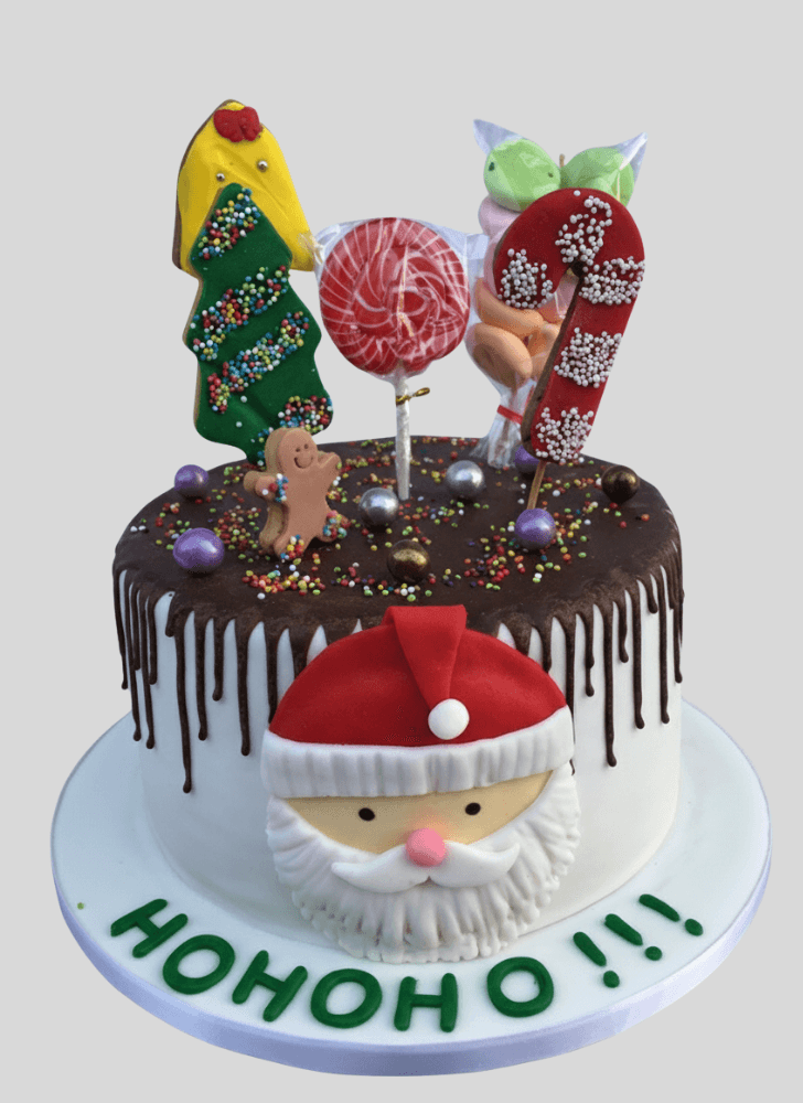 Resplendent Santa Cake
