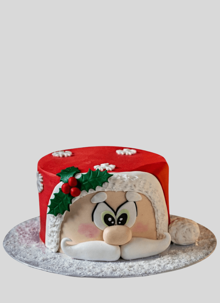 Shapely Santa Cake