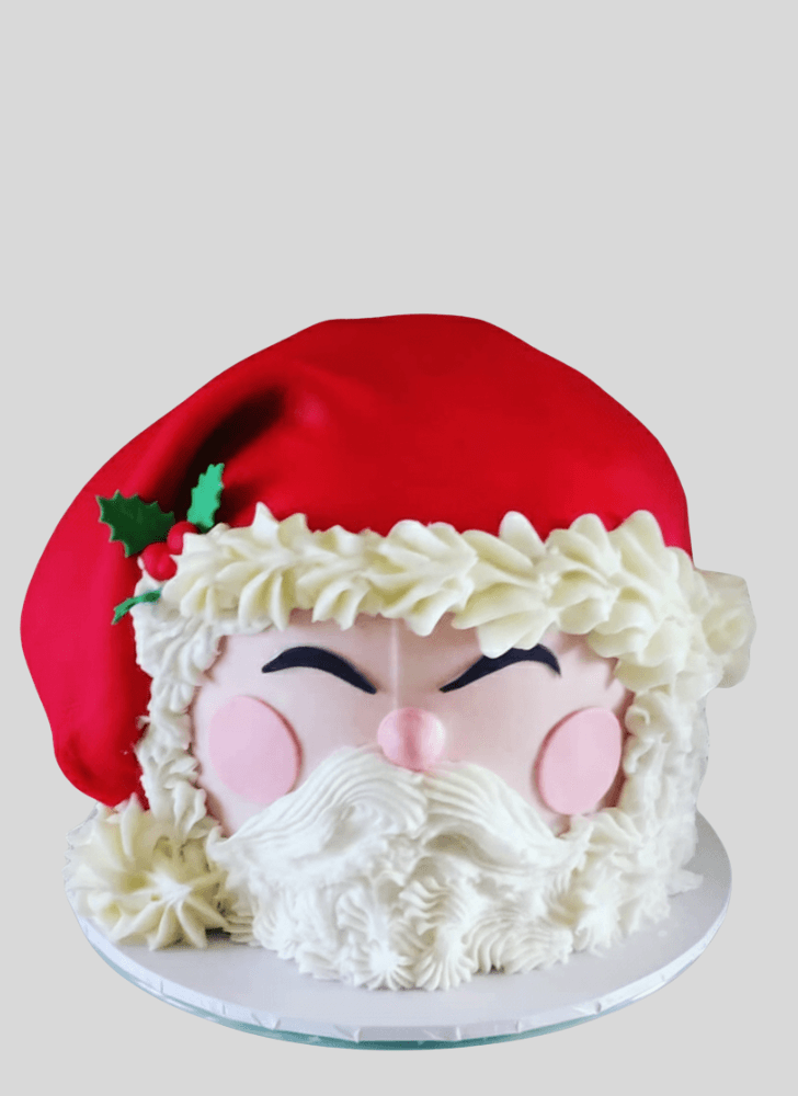 Wonderful Santa Cake Design