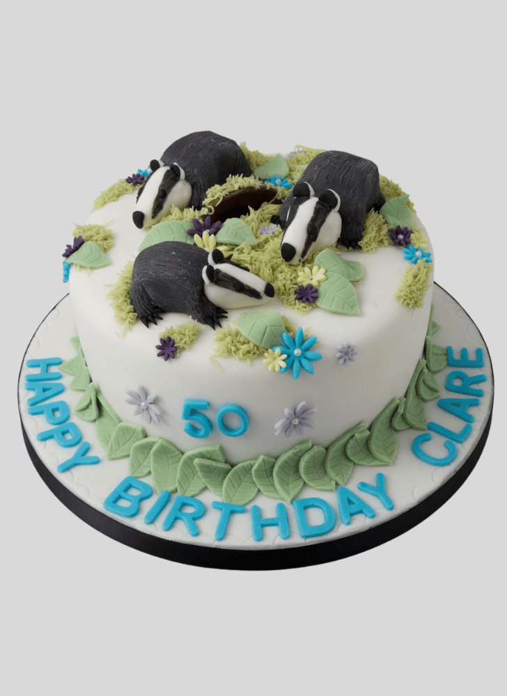 Fascinating Badger Cake