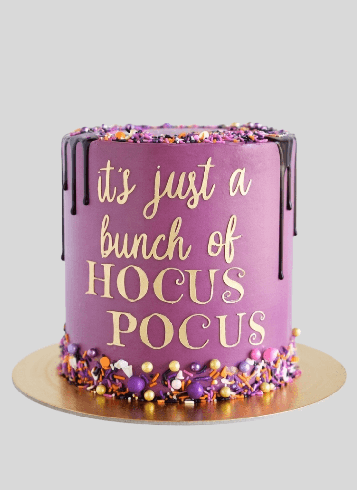 Exquisite Hocus Pocus Cake
