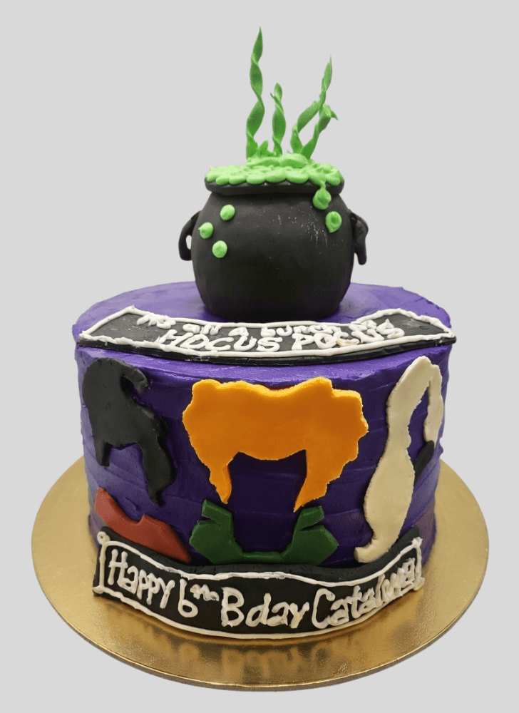 Fascinating Hocus Pocus Cake
