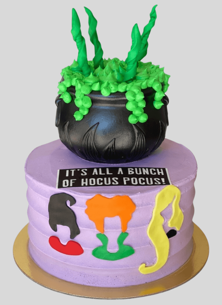 Gorgeous Hocus Pocus Cake