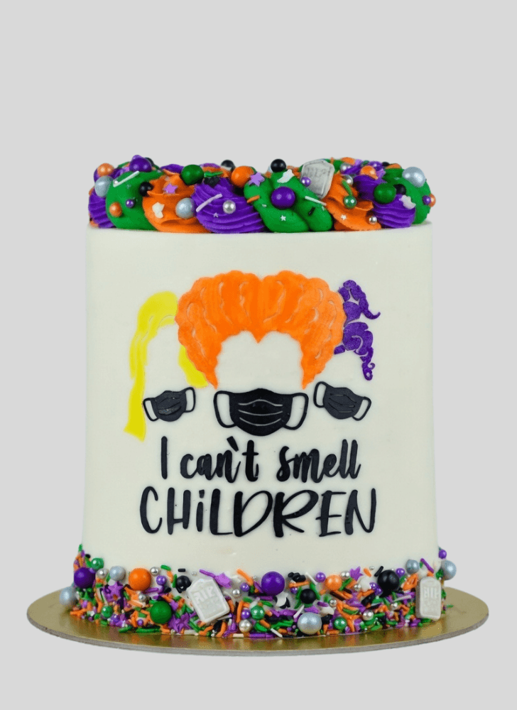 Inviting Hocus Pocus Cake