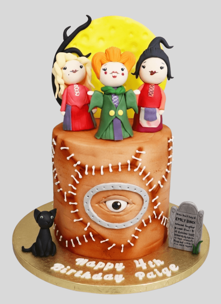 Lovely Hocus Pocus Cake Design