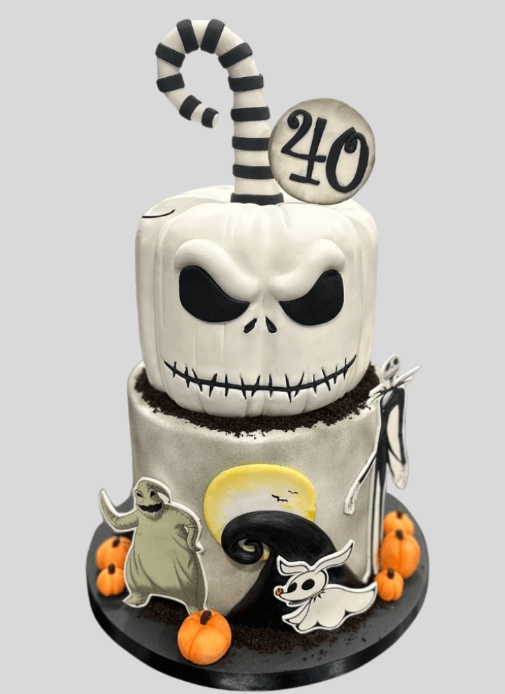 Adorable Jack Skellington Cake