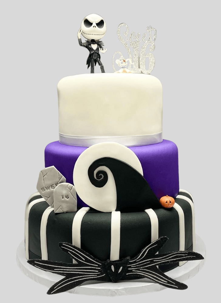 AnJack Skellingtonic Jack Skellington Cake