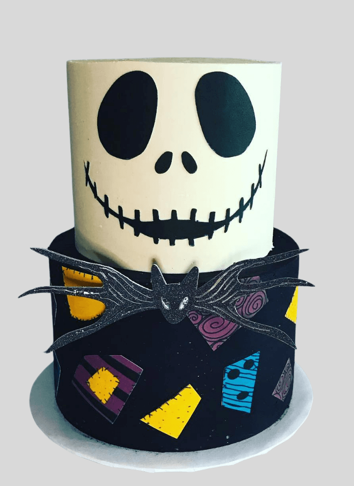 Classy Jack Skellington Cake