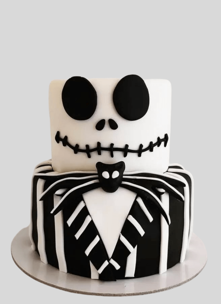 Comely Jack Skellington Cake
