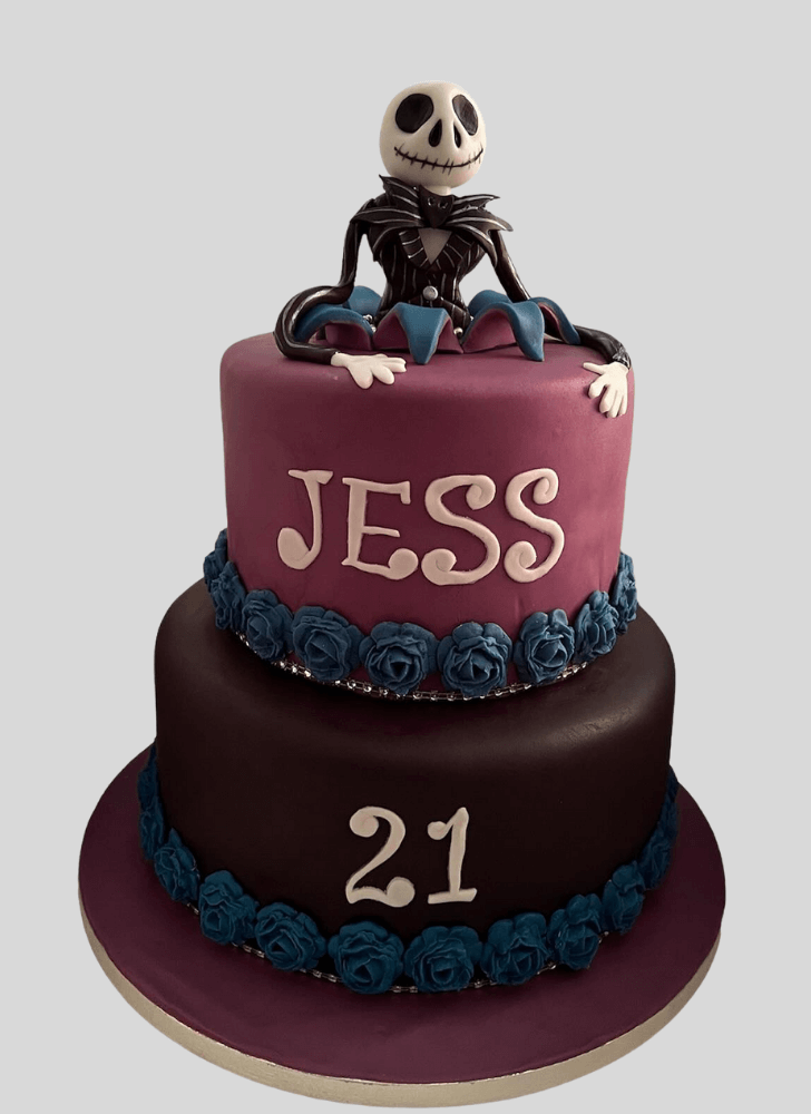 Exquisite Jack Skellington Cake