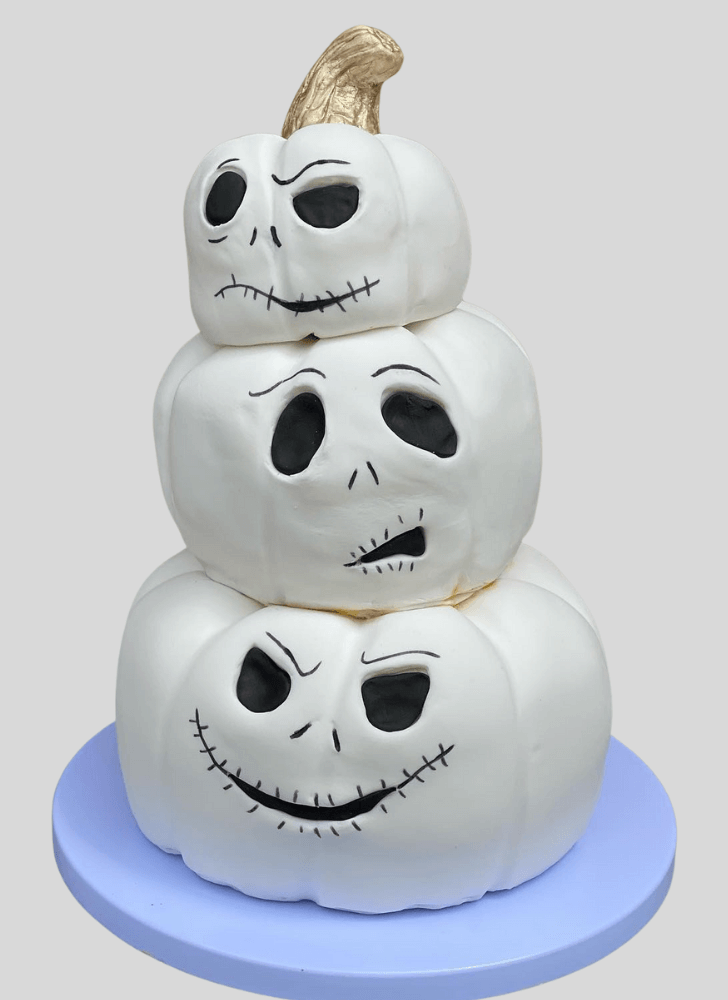 Graceful Jack Skellington Cake
