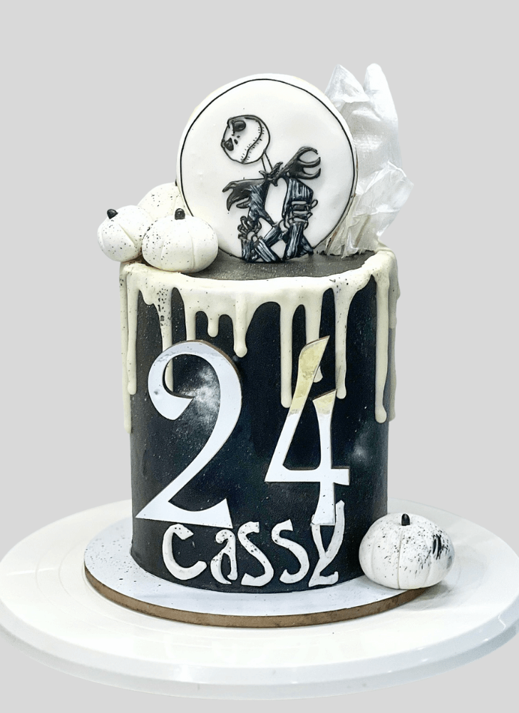 Inviting Jack Skellington Cake