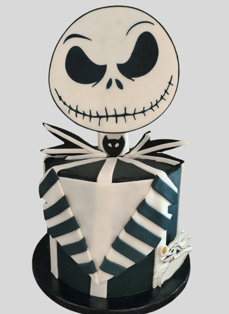 Magnetic Jack Skellington Cake