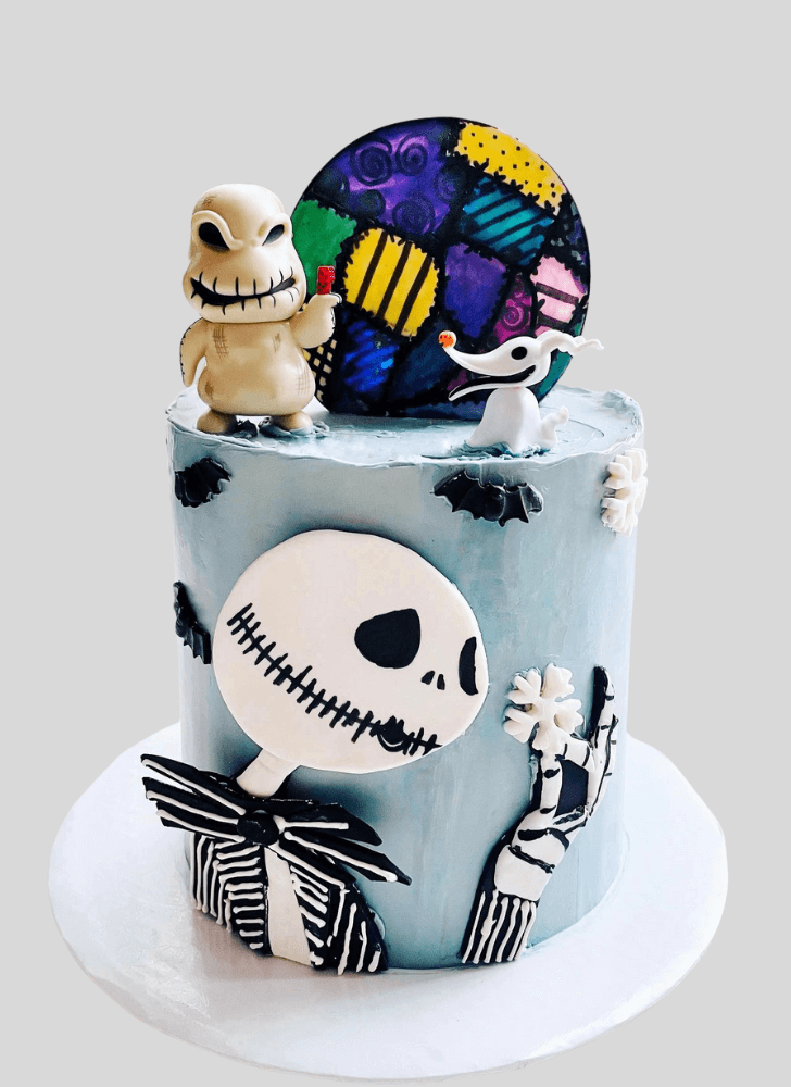 Radiant Jack Skellington Cake