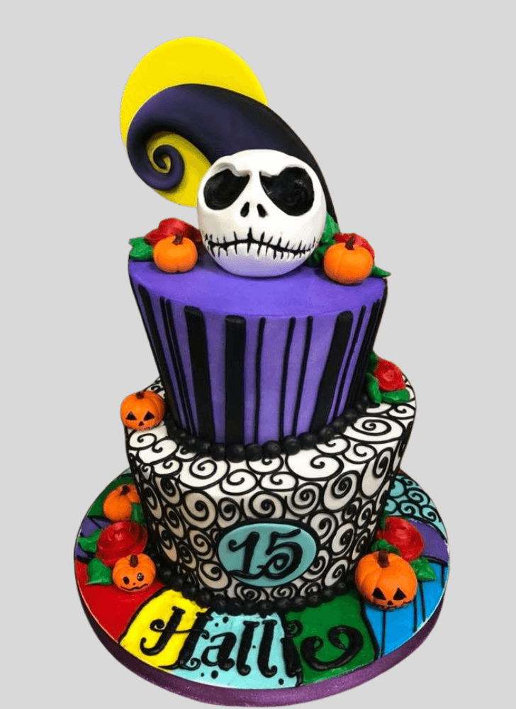 Superb Jack Skellington Cake