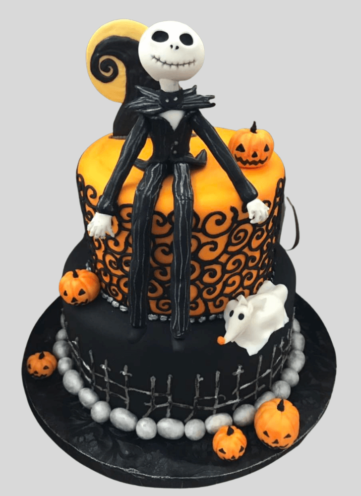 Wonderful Jack Skellington Cake Design