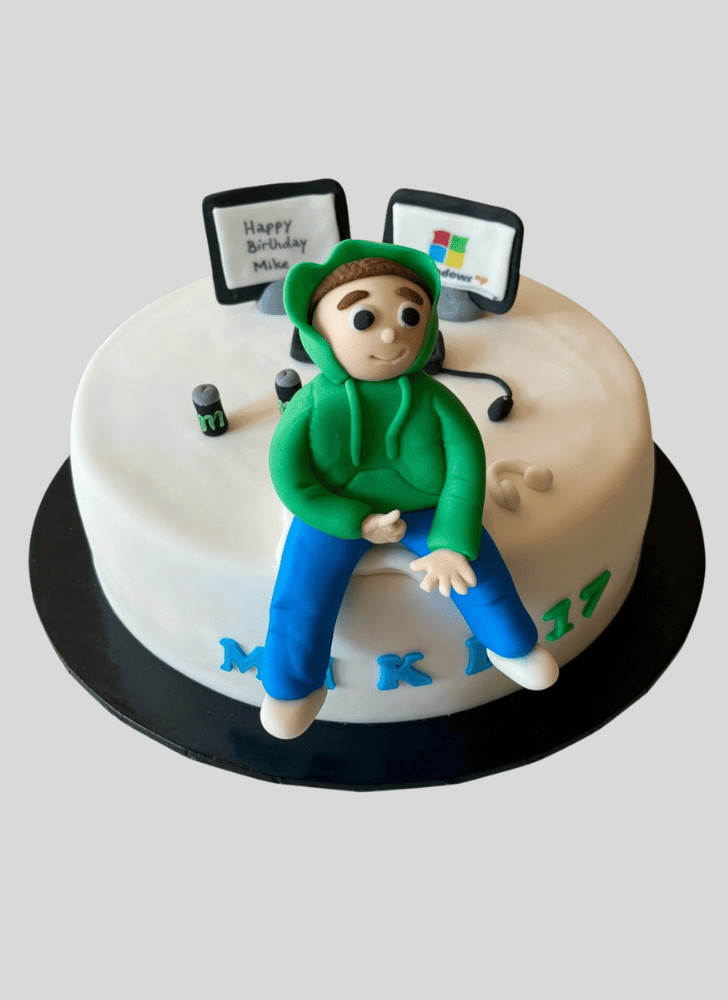 Adorable Laptop Cake