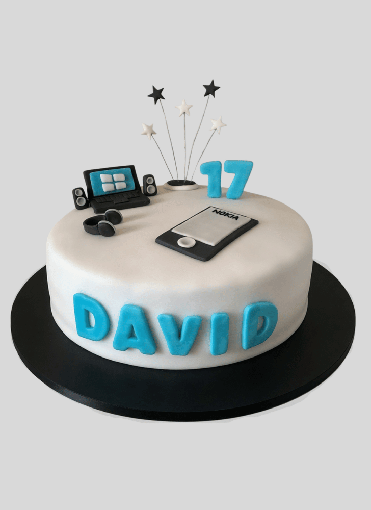 Charming Laptop Cake