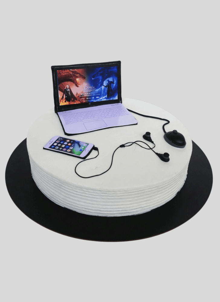 Delightful Laptop Cake