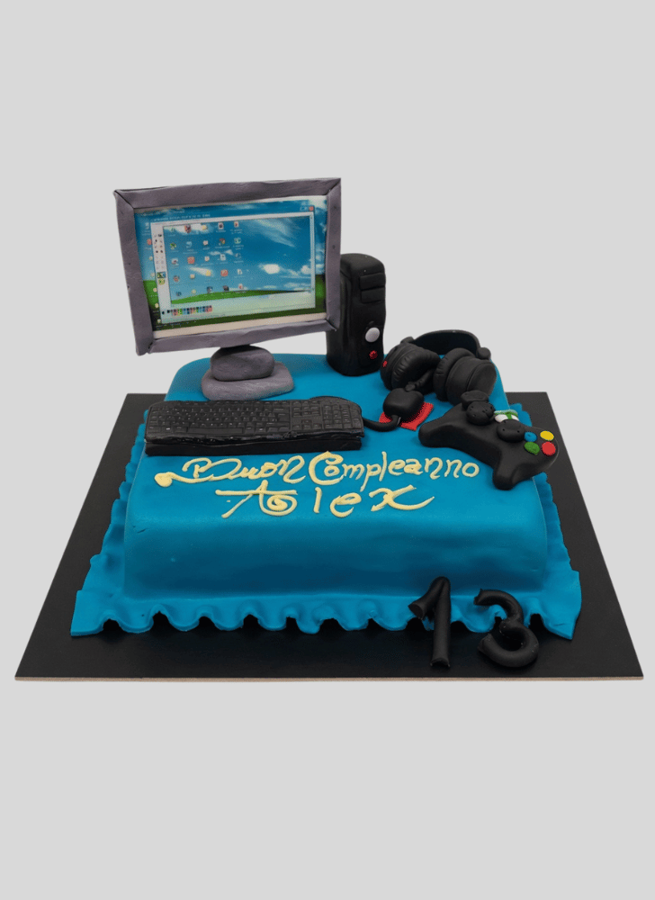 Enthralling Laptop Cake