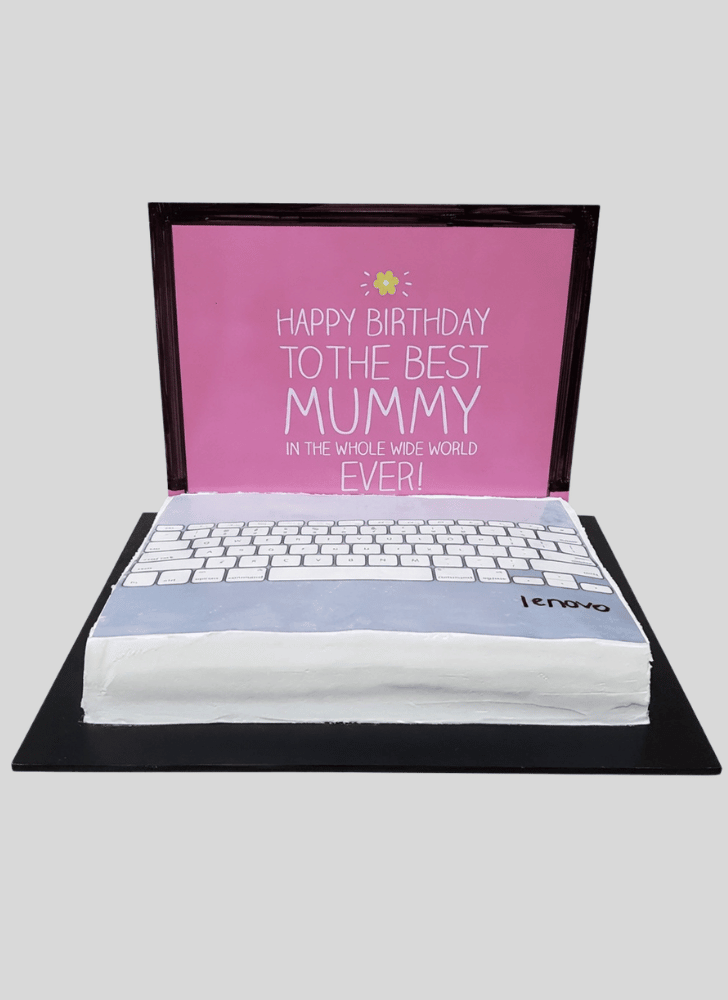Enticing Laptop Cake
