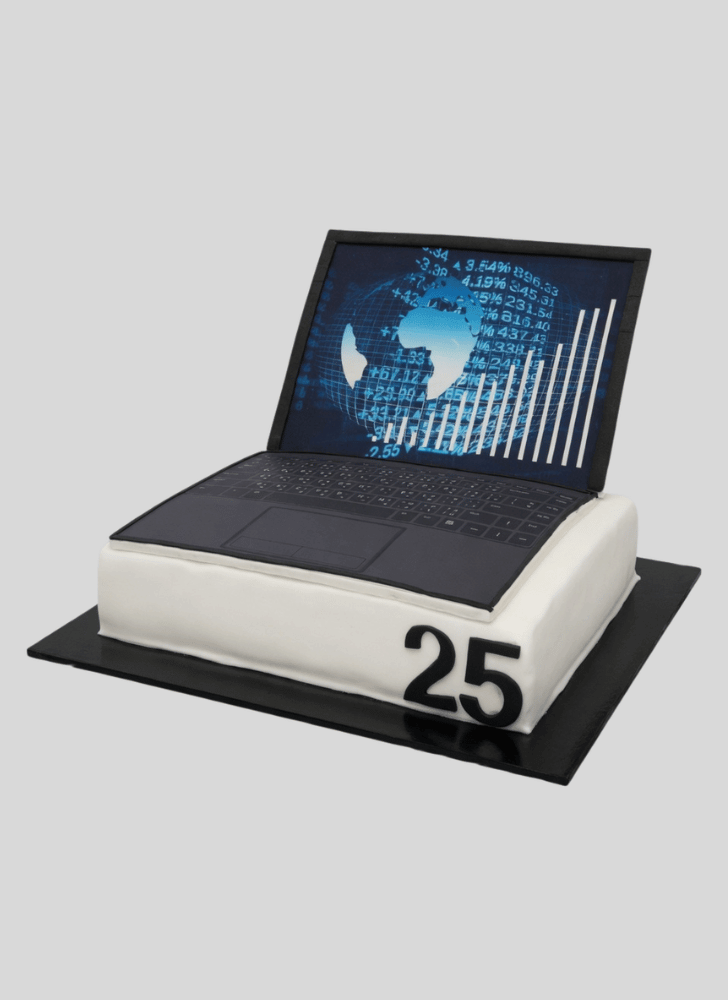 Fetching Laptop Cake