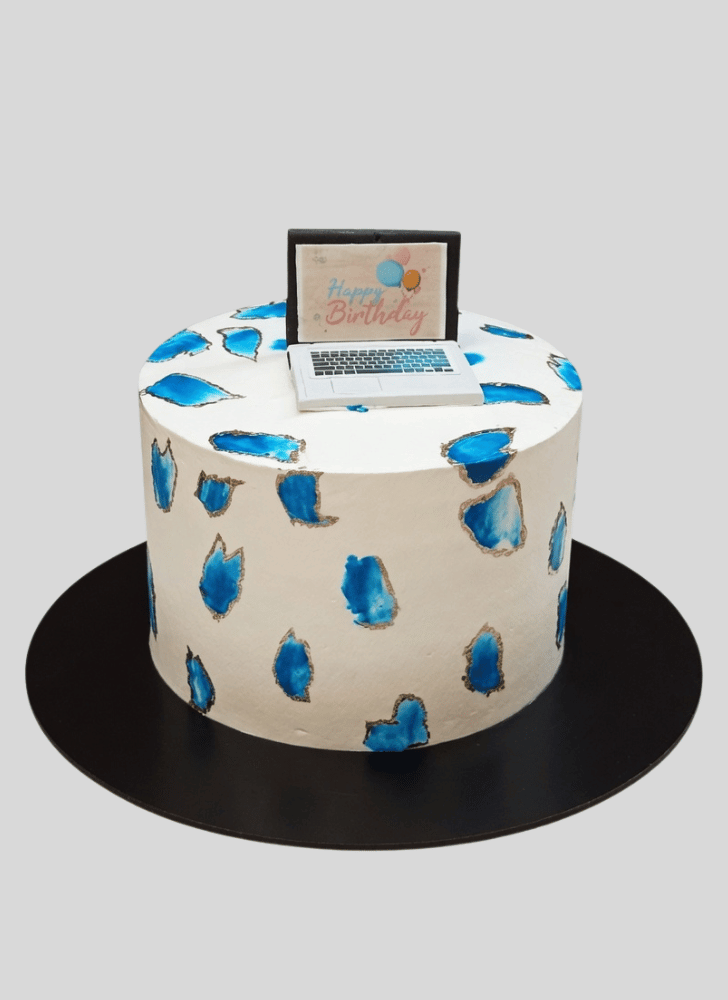 Handsome Laptop Cake