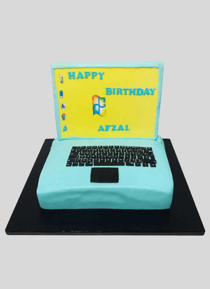 Marvelous Laptop Cake