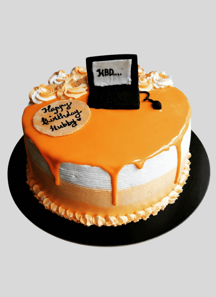 Mesmeric Laptop Cake
