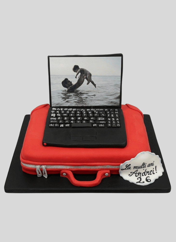 Shapely Laptop Cake
