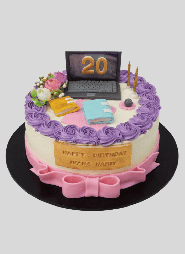 Wonderful Laptop Cake Design