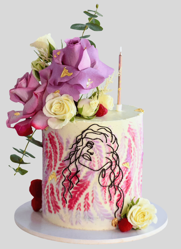 Enticing Pretty Woman Cake