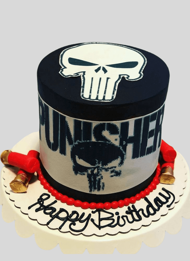 Alluring Punisher Cake