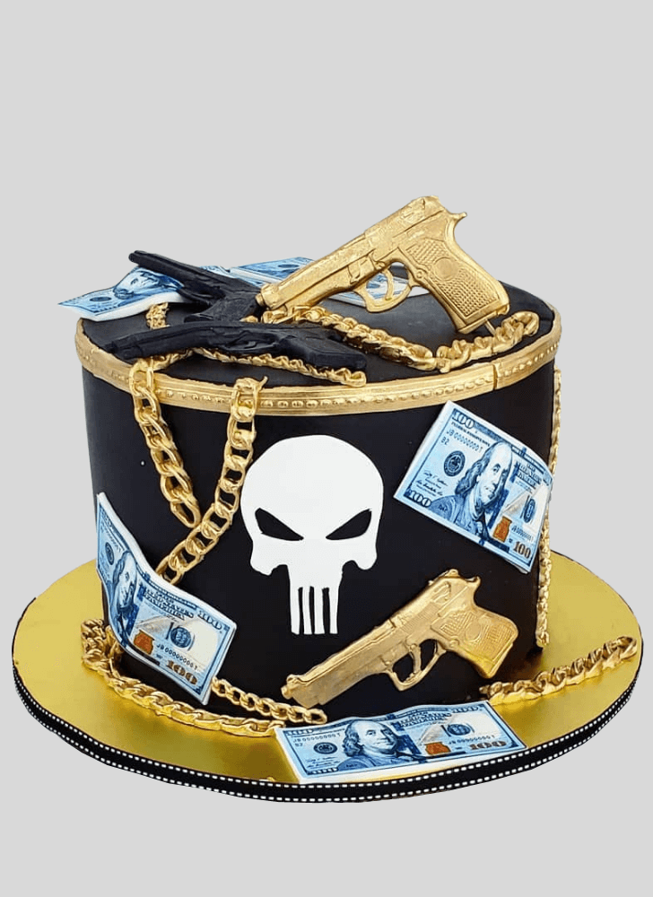 Classy Punisher Cake
