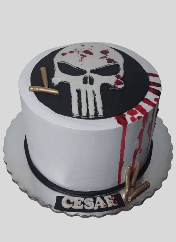 Dazzling Punisher Cake