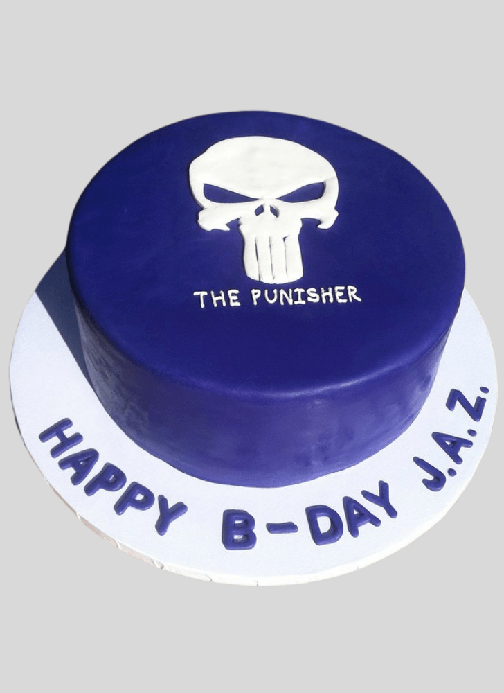 Wonderful Punisher Cake Design