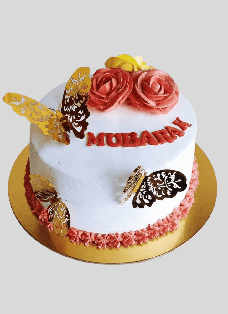 Admirable Butterfly Cake Design