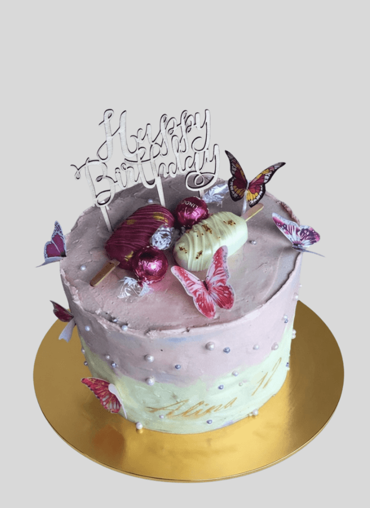 Adorable Butterfly Cake
