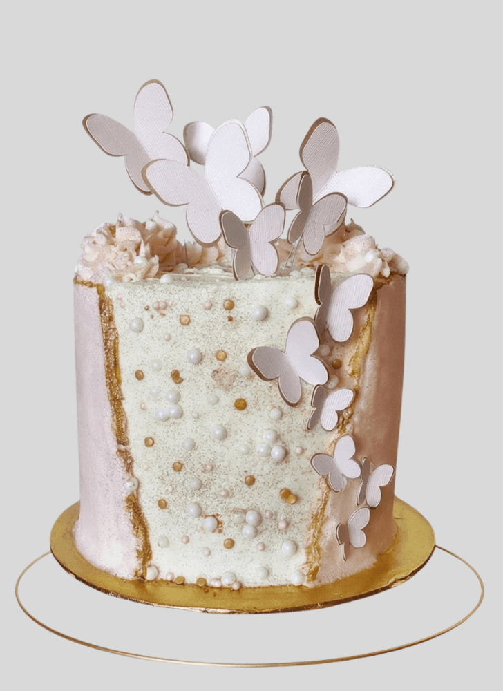 Charming Butterfly Cake