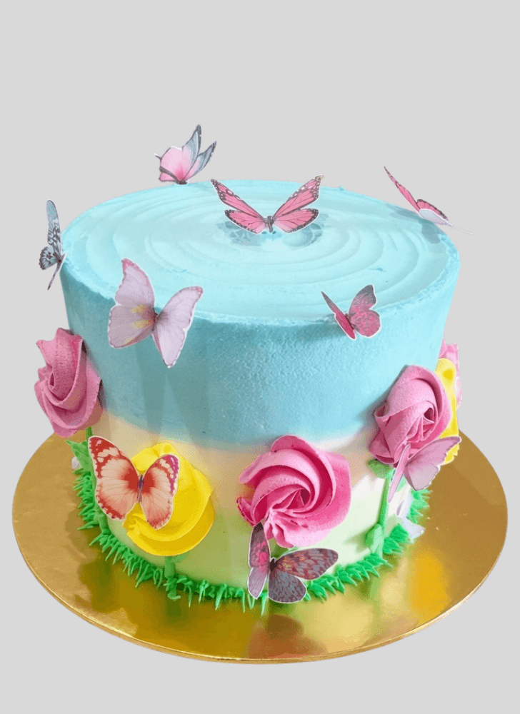 Divine Butterfly Cake