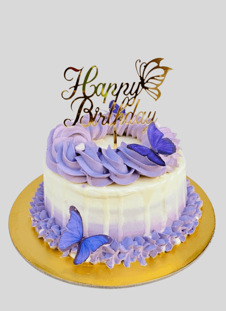 Elegant Butterfly Cake