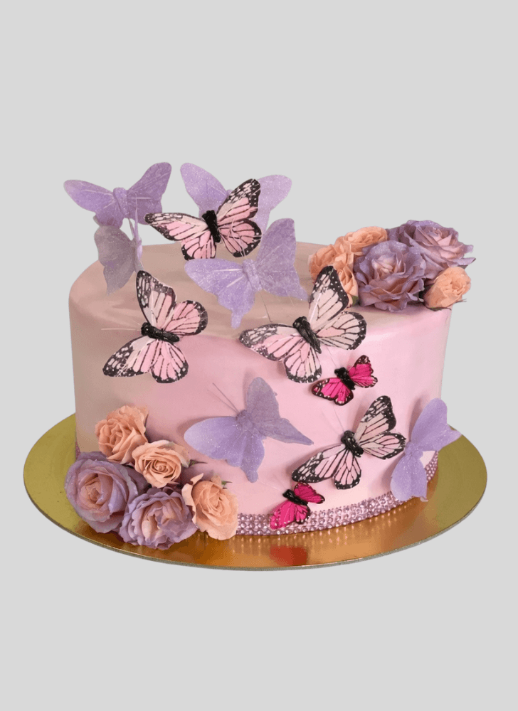 Enthralling Butterfly Cake