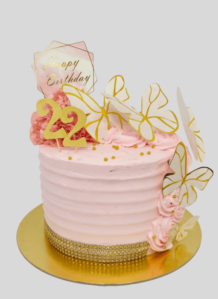 Lovely Butterfly Cake Design