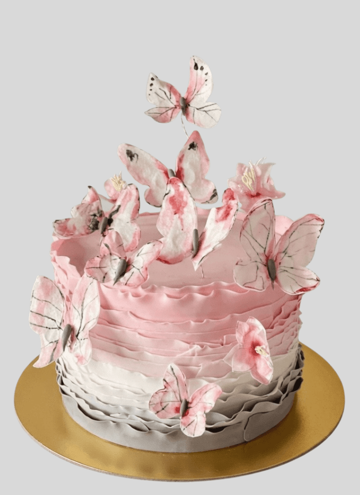 Mesmeric Butterfly Cake