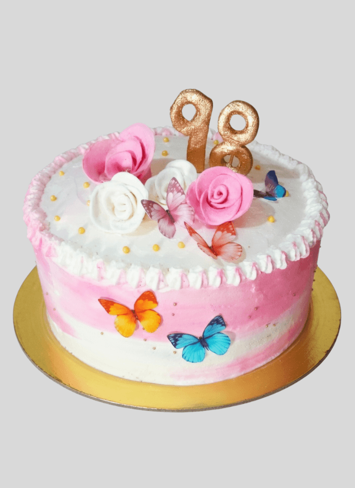 Pretty Butterfly Cake