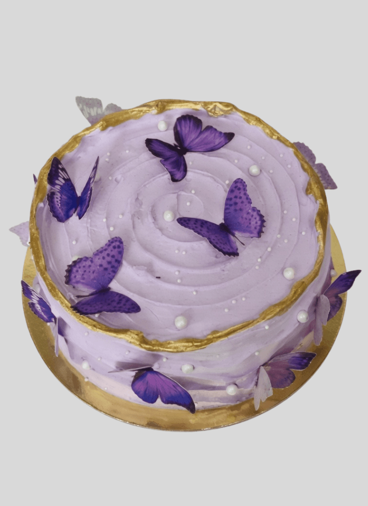 Resplendent Butterfly Cake