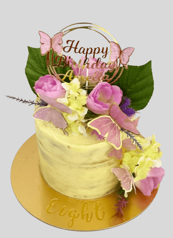 Shapely Butterfly Cake